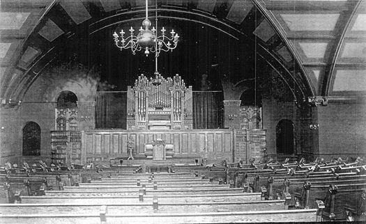 Dayton Avenue Presbyterian Church, Church Interior, 1905: Photo: Ravell’s Photo Studio, St. Paul