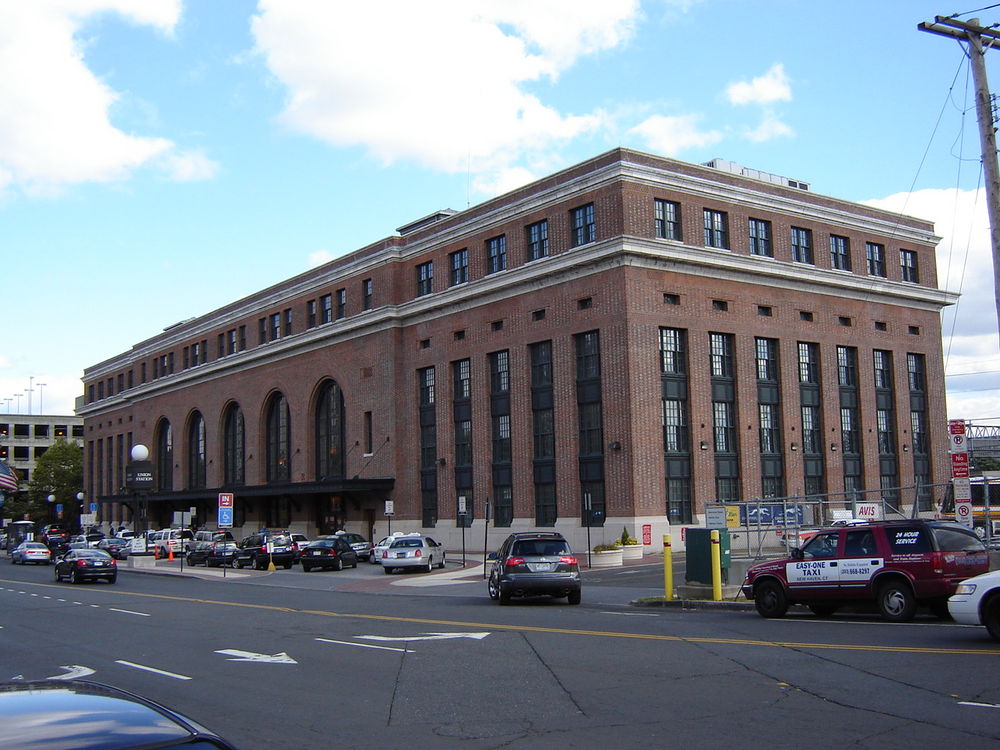New Haven Railroad Station, Exterior view