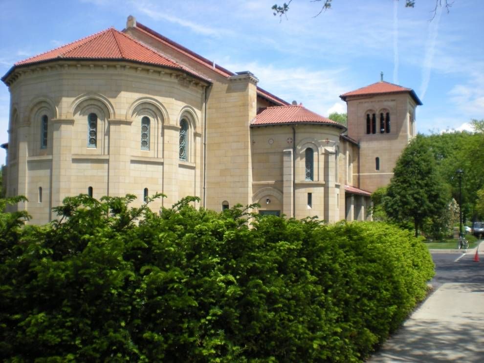 Oberlin Finney Chapel, Rear view